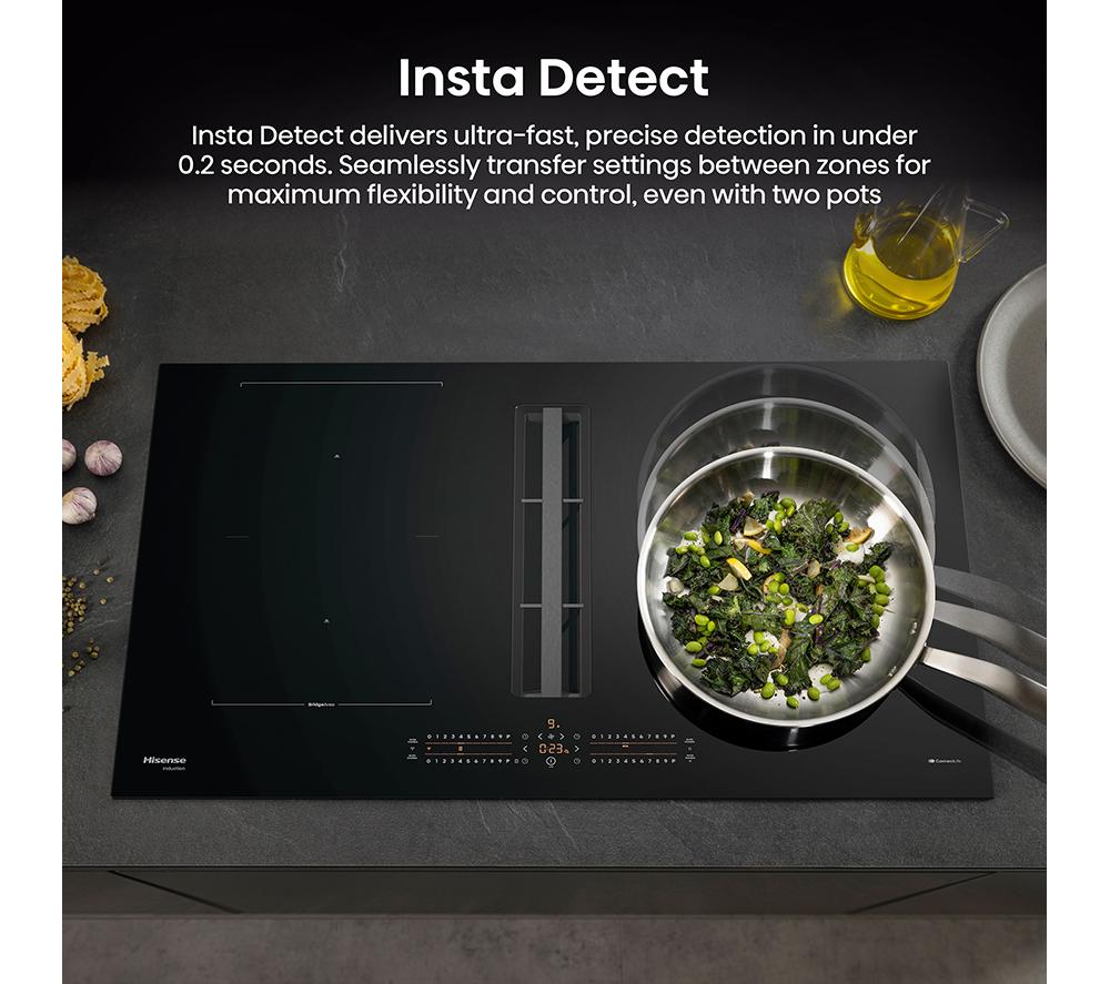 HISENSE Hi6 HEH8432BSCWF 83 cm Vented Induction Hob with Bridge Zone - Black image number 5 of 27