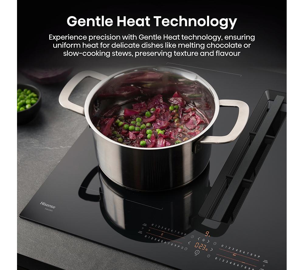 HISENSE Hi6 HEH8432BSCWF 83 cm Vented Induction Hob with Bridge Zone - Black image number 6 of 27