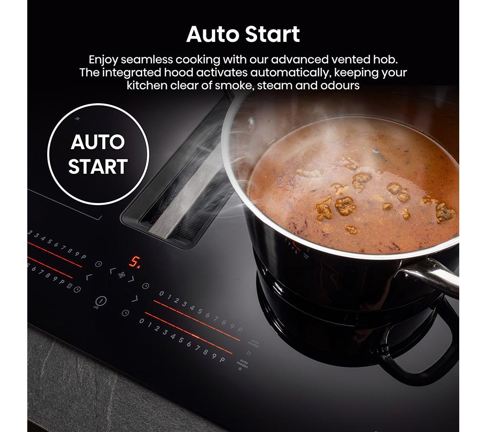 HISENSE Hi6 HEH8432BSCWF 83 cm Vented Induction Hob with Bridge Zone - Black image number 7 of 27