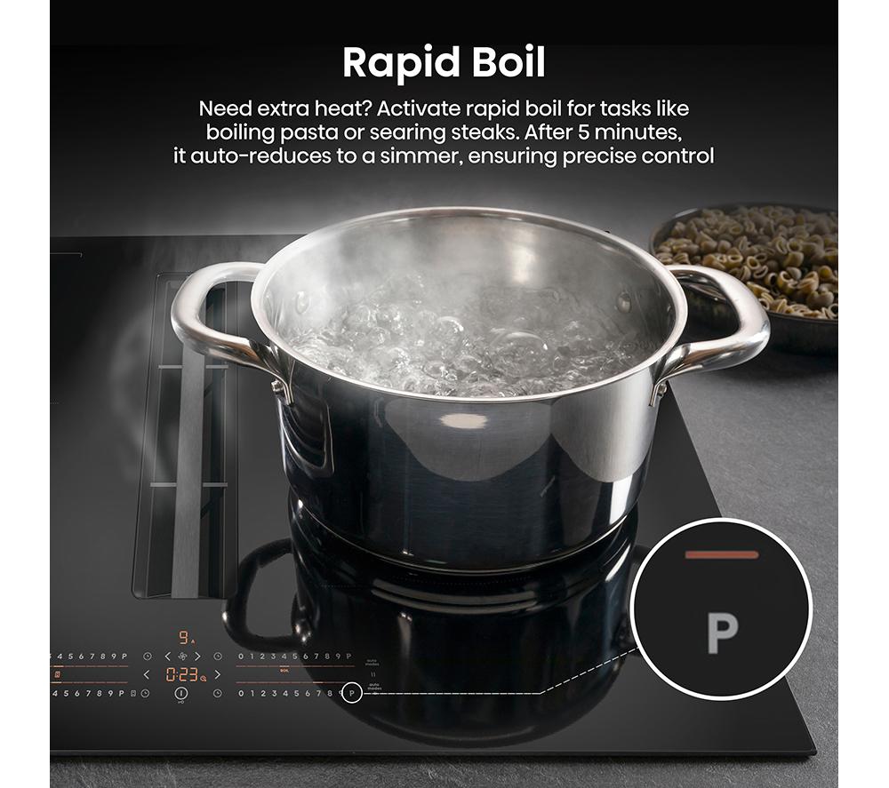 HISENSE Hi6 HEH8432BSCWF 83 cm Vented Induction Hob with Bridge Zone - Black image number 10 of 27