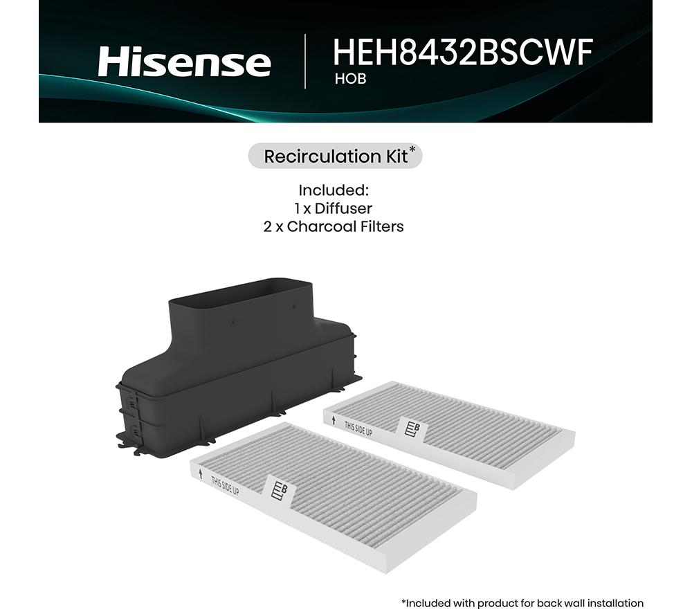 HISENSE Hi6 HEH8432BSCWF 83 cm Vented Induction Hob with Bridge Zone - Black image number 14 of 27