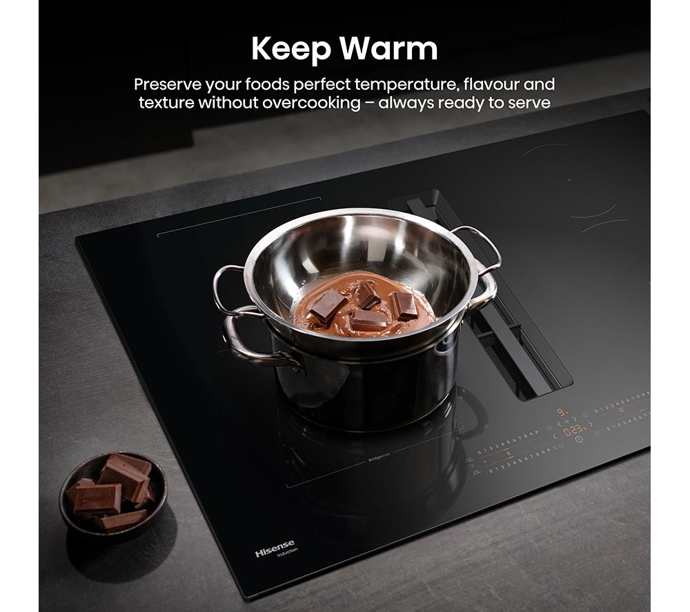 HISENSE Hi6 HEH8432BSCWF 83 cm Vented Induction Hob with Bridge Zone - Black image number 17 of 27