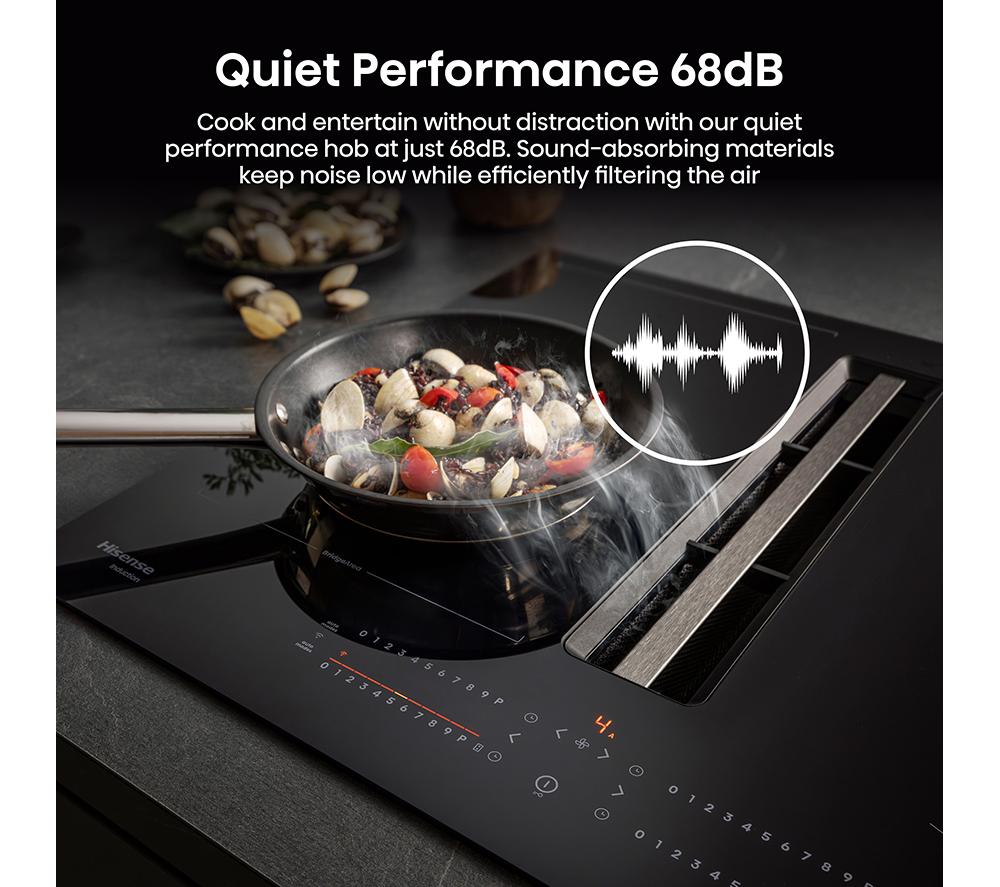 HISENSE Hi6 HEH8432BSCWF 83 cm Vented Induction Hob with Bridge Zone - Black image number 20 of 27