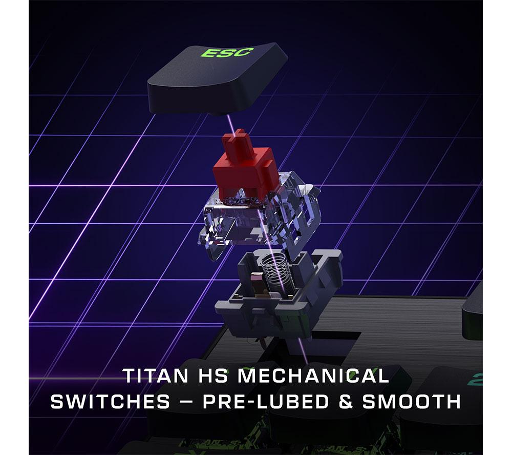 TURTLE BEACH Vulcan II TKL RGB Mechanical Gaming Keyboard - Black image number 4 of 11