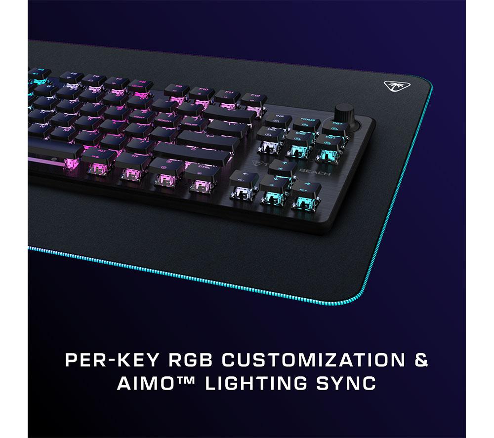 TURTLE BEACH Vulcan II TKL RGB Mechanical Gaming Keyboard - Black image number 9 of 11