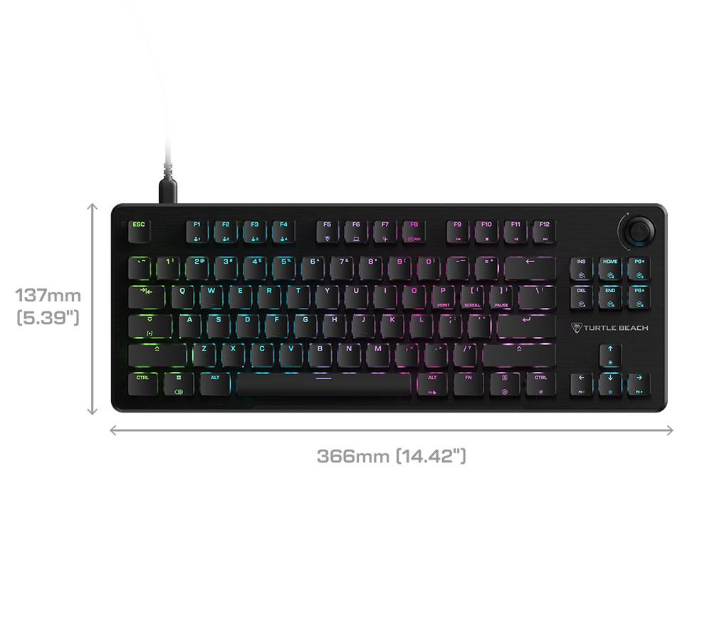 TURTLE BEACH Vulcan II TKL RGB Mechanical Gaming Keyboard - Black image number 10 of 11