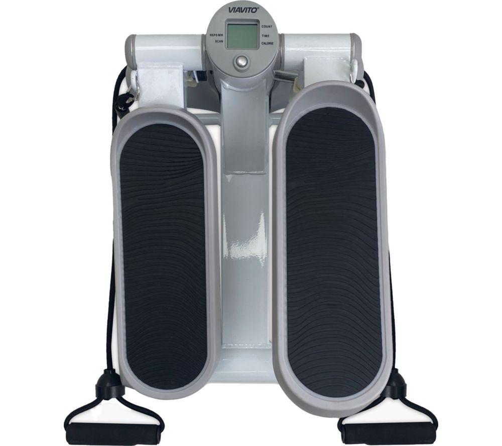 VIAVITO Mini Stepper with Resistance Bands - Black image number 4 of 5