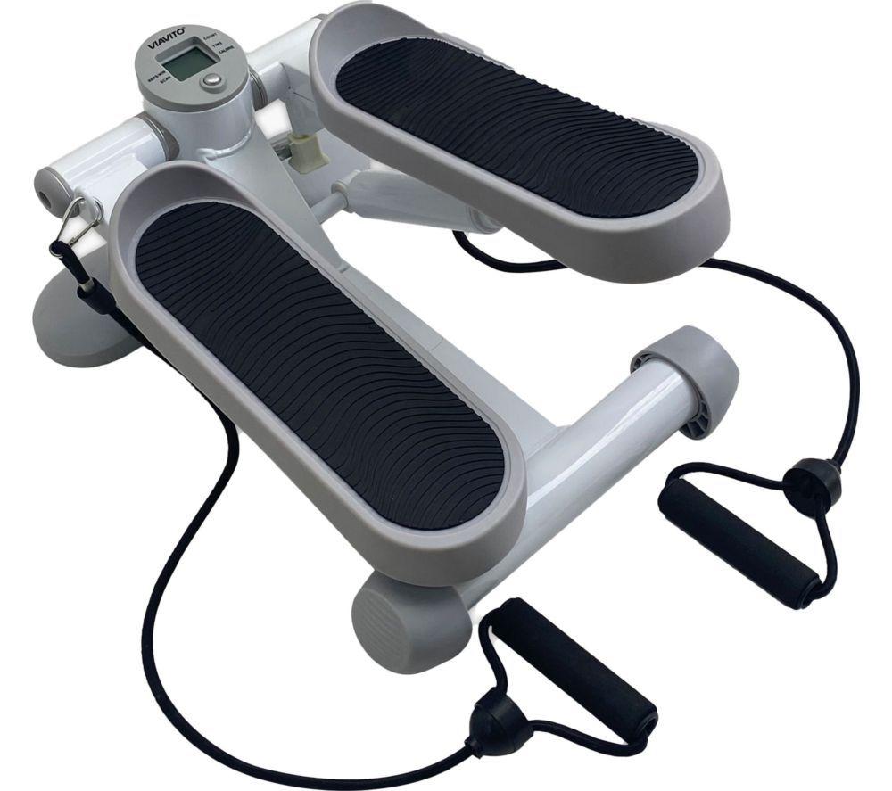 VIAVITO Mini Stepper with Resistance Bands - Black image number 5 of 5