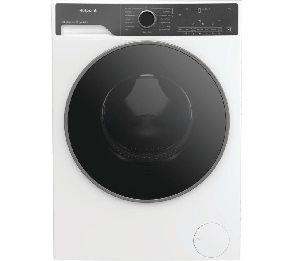 HOTPOINT Fabric Care Pro HP 105A CARE UK WiFi-enabled 10 kg 1400 Spin Washing Machine – White, White