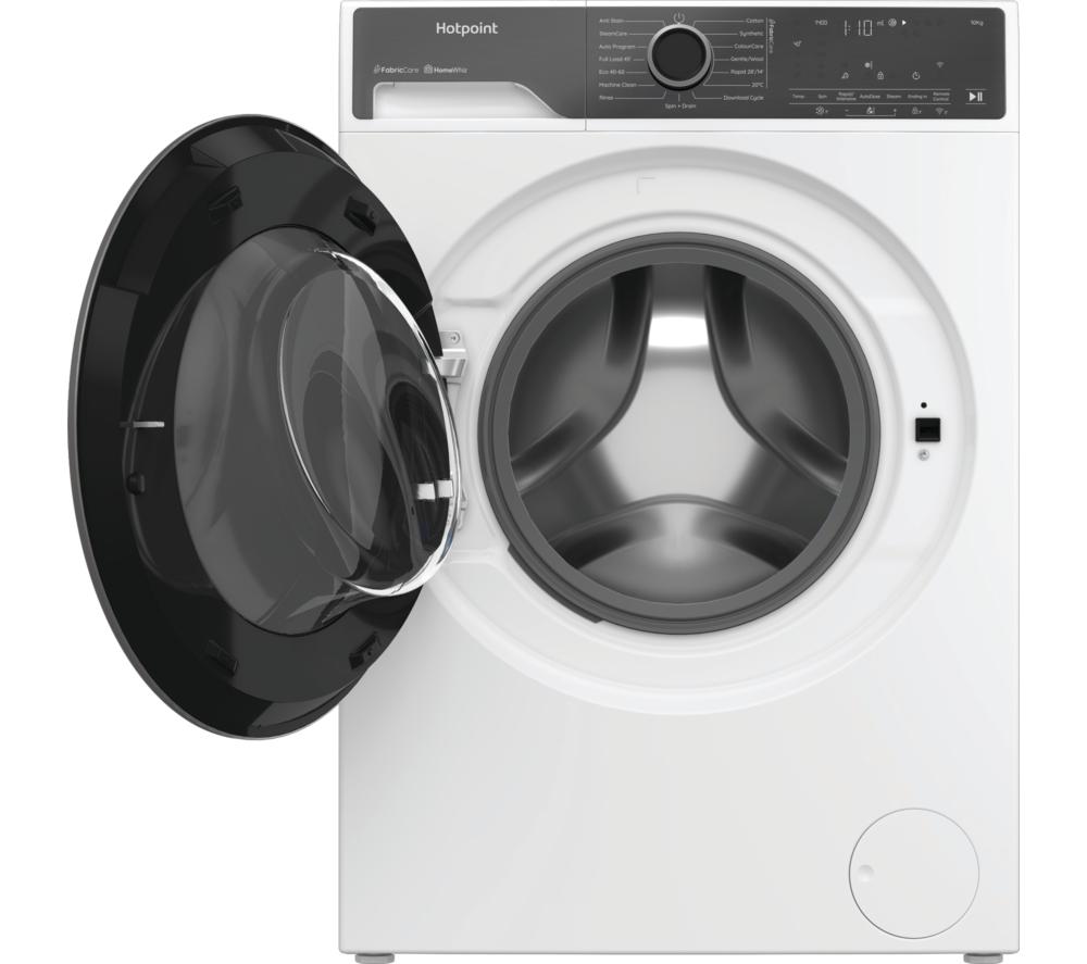 HOTPOINT Fabric Care Pro HP 105A CARE UK WiFi-enabled 10 kg 1400 Spin Washing Machine - White image number 4 of 16