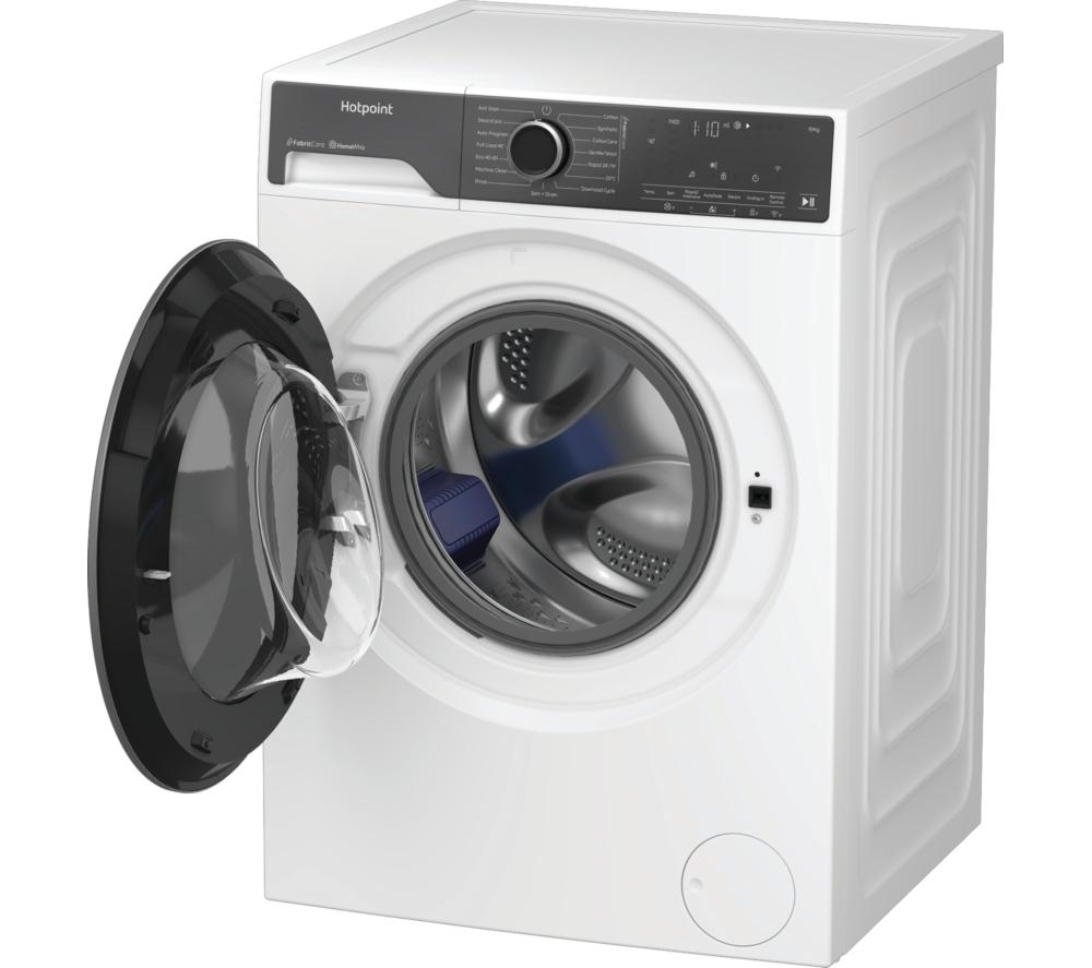 HOTPOINT Fabric Care Pro HP 105A CARE UK WiFi-enabled 10 kg 1400 Spin Washing Machine - White image number 5 of 16