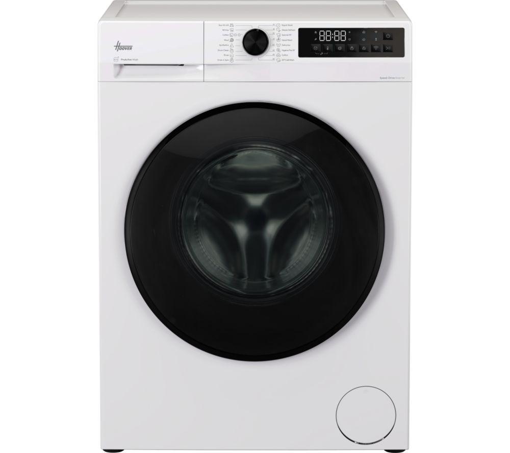 HOOVER Pro Wash Series 3 HBWR 485SB6-80 WiFi-enabled 8 kg Washer Dryer – White, White