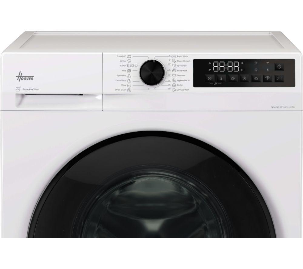HOOVER Pro Wash Series 3 HBWR 485SB6-80 WiFi-enabled 8 kg Washer Dryer - White image number 4 of 6