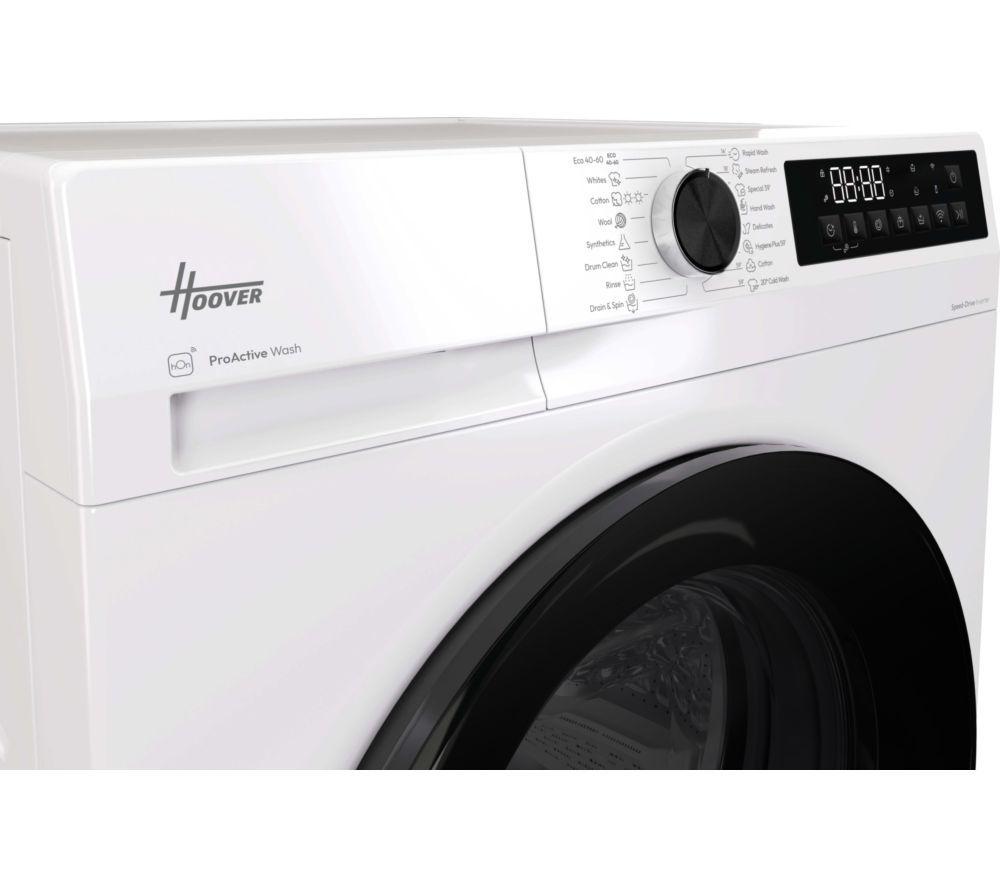 HOOVER Pro Wash Series 3 HBWR 485SB6-80 WiFi-enabled 8 kg Washer Dryer - White image number 5 of 6