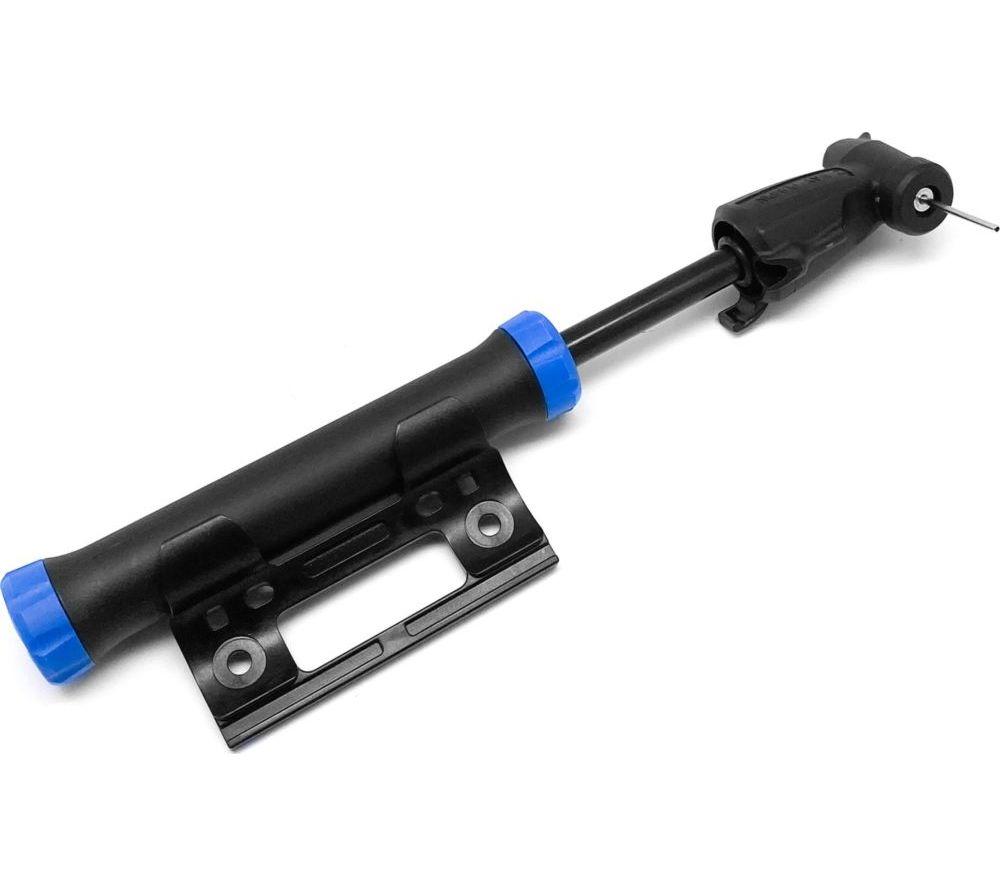 VIAVITO Floor Pump with Pressure Gauge - Black & Blue image number 3 of 6