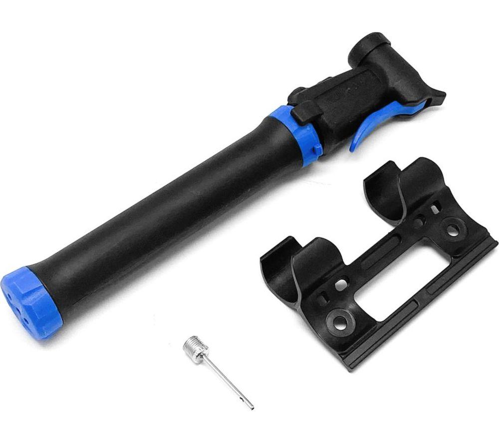 VIAVITO Floor Pump with Pressure Gauge - Black & Blue image number 5 of 6
