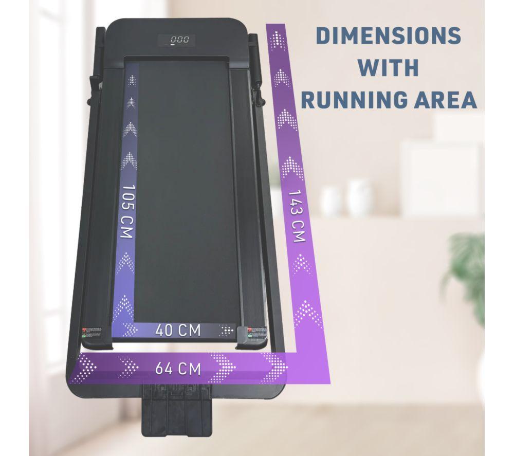 VIAVITO StrideMate 2-in-1 Walking Pad & Treadmill - Black image number 6 of 7
