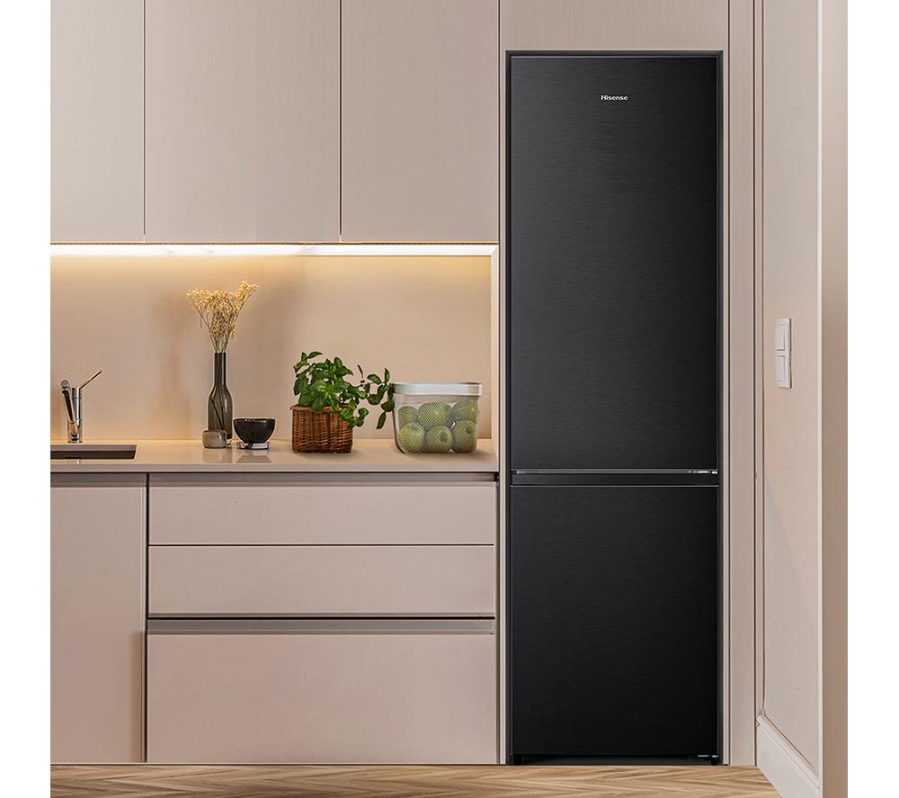 HISENSE RB440N4AFA 60/40 Fridge Freezer - Black Stainless Steel image number 2 of 14