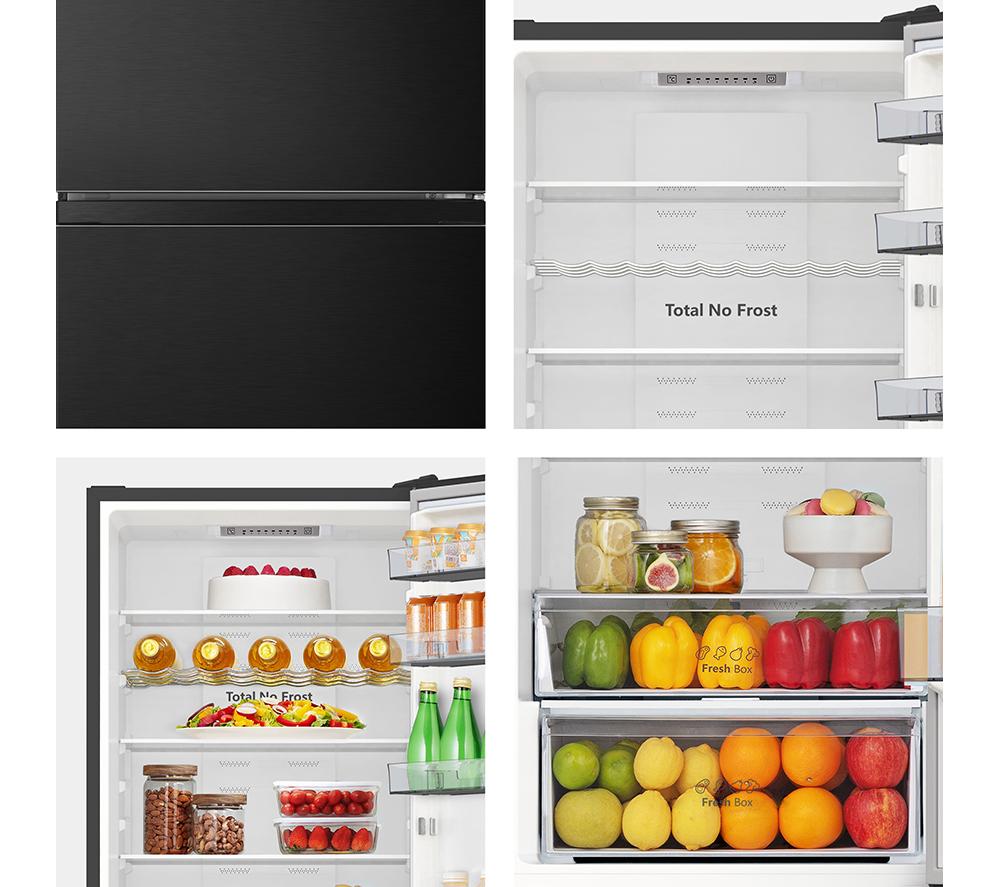 HISENSE RB440N4AFA 60/40 Fridge Freezer - Black Stainless Steel image number 12 of 14