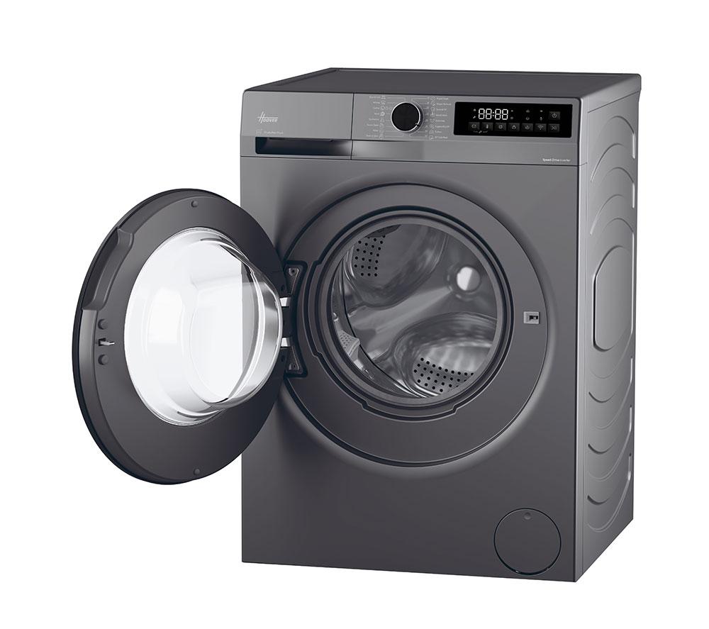HOOVER Pro Wash Series 3 HBWR 496B8G-80 WiFi-enabled 9 kg Washer Dryer - Graphite image number 2 of 11