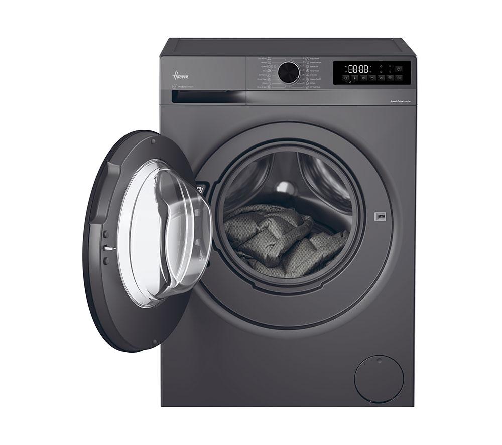 HOOVER Pro Wash Series 3 HBWR 496B8G-80 WiFi-enabled 9 kg Washer Dryer - Graphite image number 4 of 11