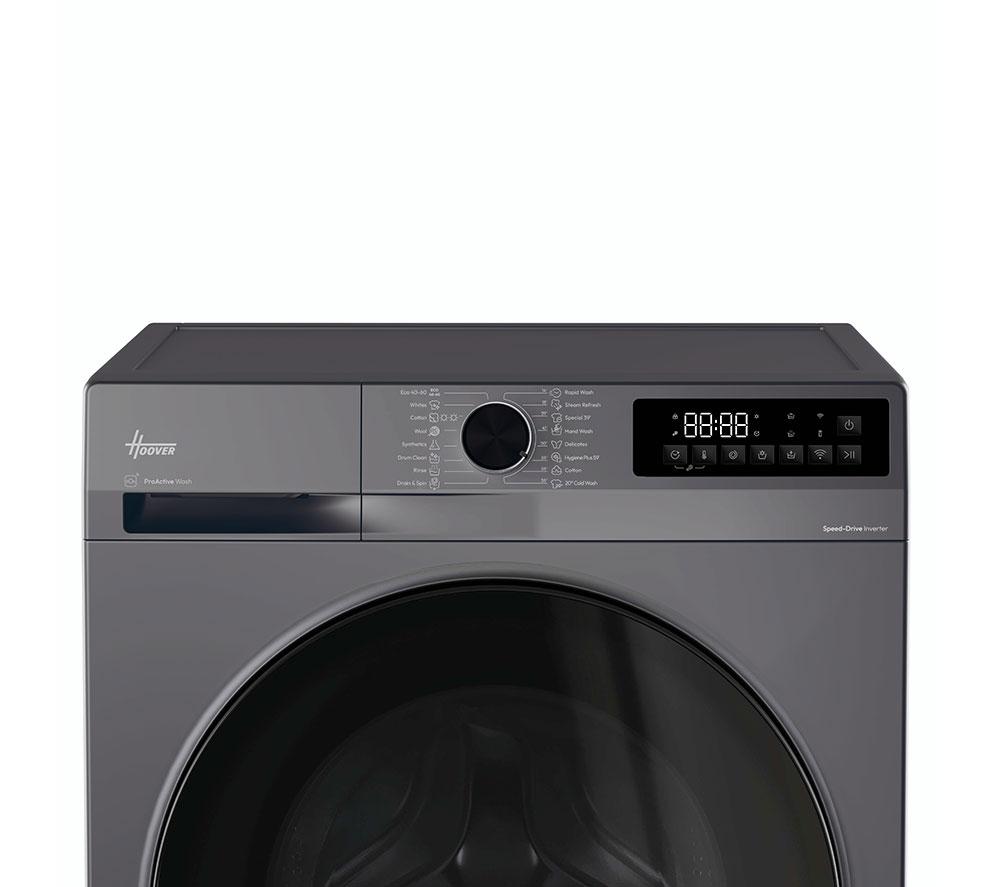 HOOVER Pro Wash Series 3 HBWR 496B8G-80 WiFi-enabled 9 kg Washer Dryer - Graphite image number 5 of 11