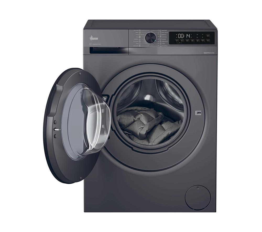 HOOVER Pro Wash Series 3 HBWR 485SB6G-80 WiFi-enabled 8 kg Washer Dryer - Graphite image number 2 of 7