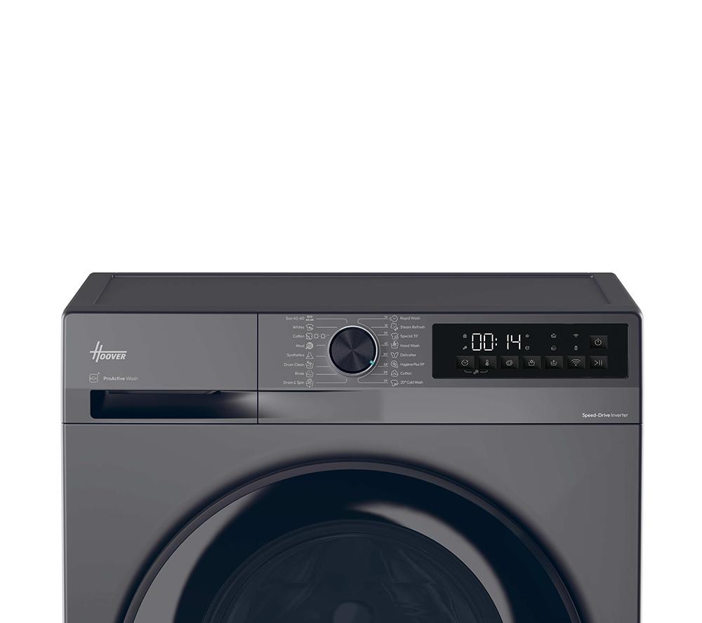 HOOVER Pro Wash Series 3 HBWR 485SB6G-80 WiFi-enabled 8 kg Washer Dryer - Graphite image number 3 of 7