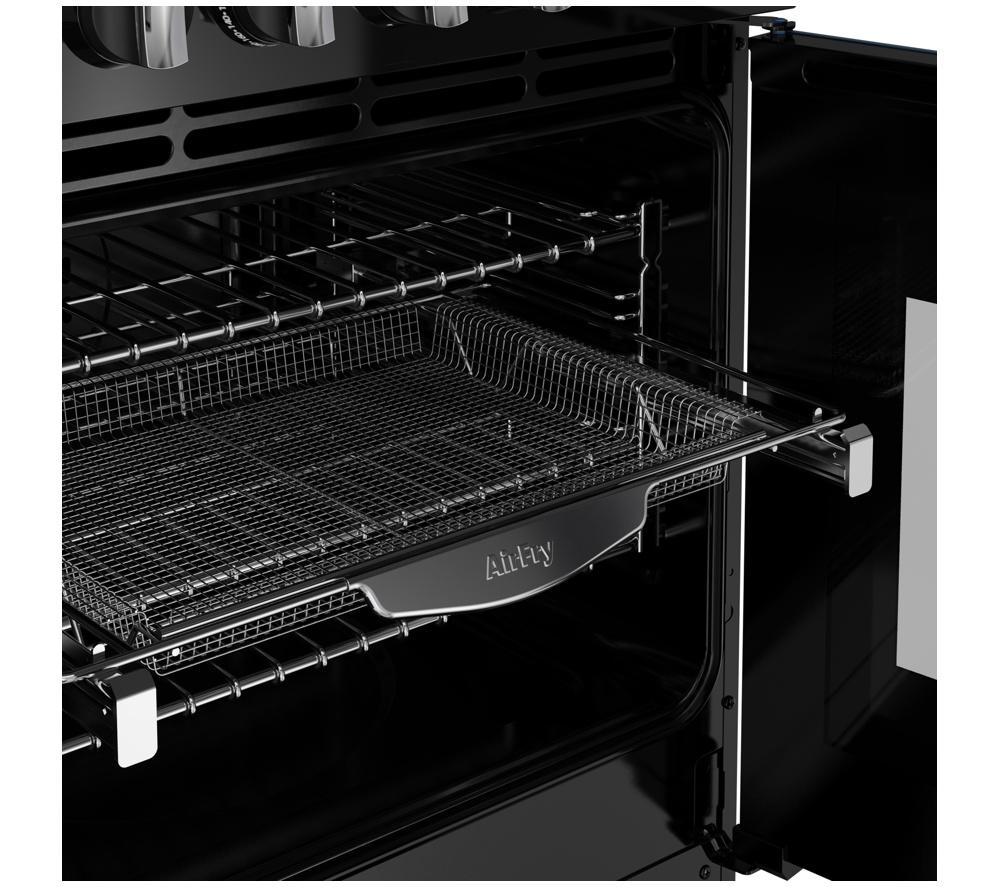 STOVES Richmond Deluxe 100DF Dual Fuel Range Cooker - Midnight Blue & Chrome image number 9 of 23