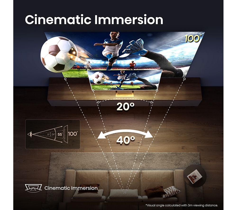 HISENSE U8Q 100" Mini LED 4K 165Hz Smart AI TV with Freely - 100U8QTUK image number 15 of 22