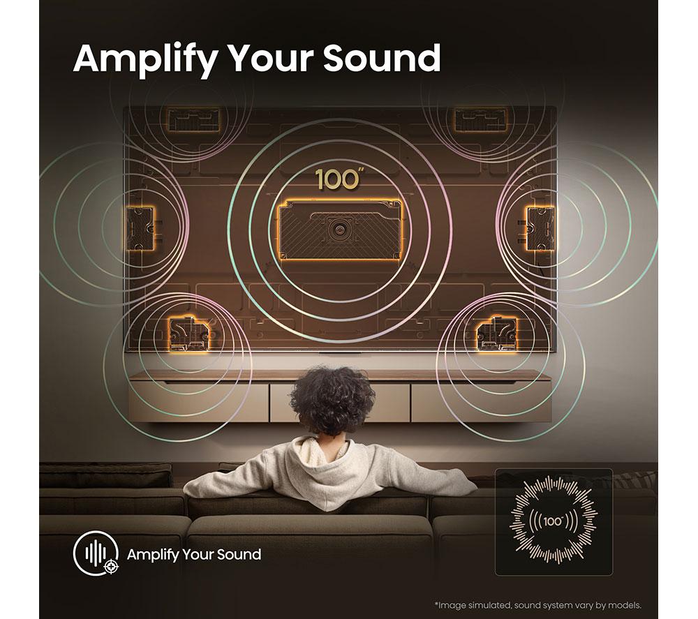 HISENSE U8Q 100" Mini LED 4K 165Hz Smart AI TV with Freely - 100U8QTUK image number 19 of 22