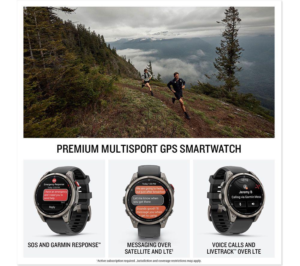 GARMIN fenix 8 Pro AMOLED Smart Watch - Graphite & Black, 47 mm image number 2 of 6