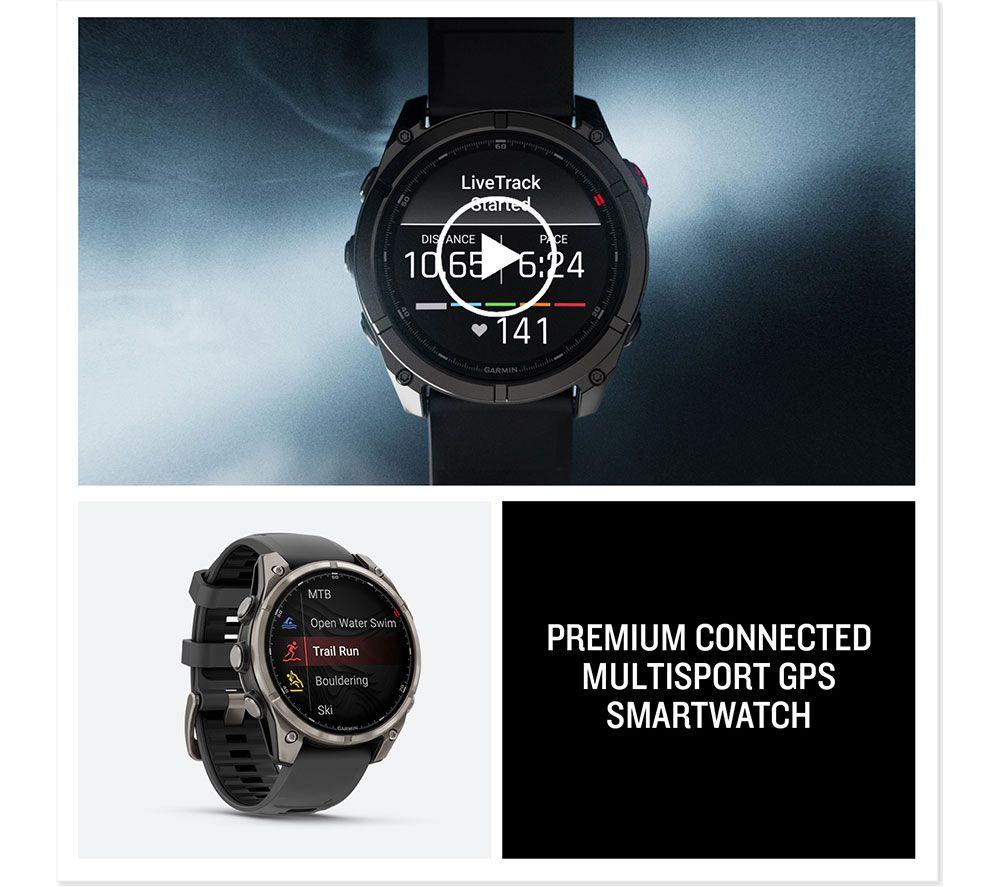 GARMIN fenix 8 Pro AMOLED Smart Watch - Graphite & Black, 47 mm image number 6 of 6