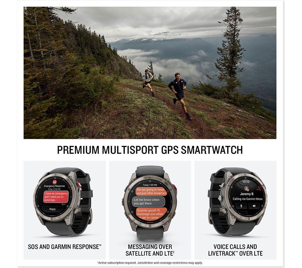 GARMIN fenix 8 Pro AMOLED Smart Watch - Graphite & Black, 51 mm image number 2 of 8