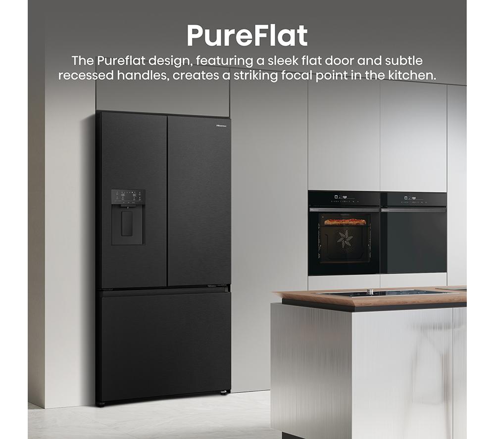 HISENSE PureFlat RF815N4SEFE Smart Fridge Freezer - Black Stainless Steel image number 5 of 17