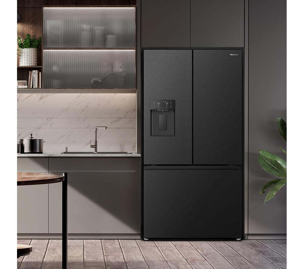 HISENSE PureFlat RF815N4SEFE Smart Fridge Freezer - Black Stainless Steel image number 14 of 17