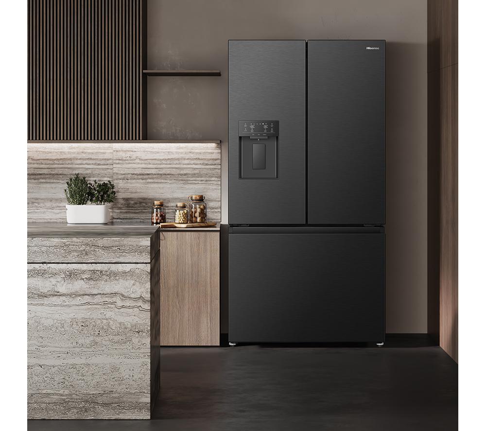 HISENSE PureFlat RF815N4SEFE Smart Fridge Freezer - Black Stainless Steel image number 15 of 17