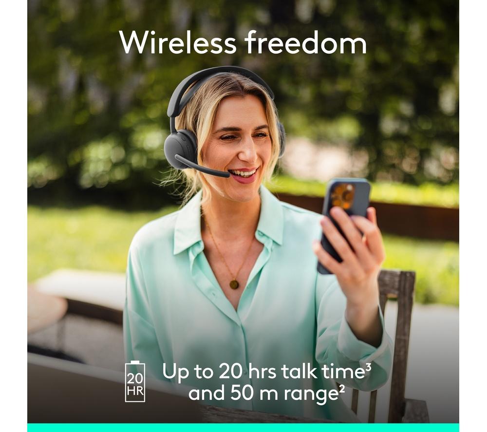 LOGITECH Zone 2 ES Wireless Headset - Graphite image number 5 of 11