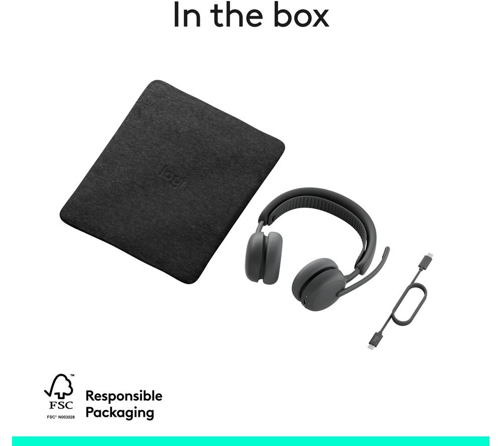 LOGITECH Zone 2 ES Wireless Headset - Graphite image number 11 of 11