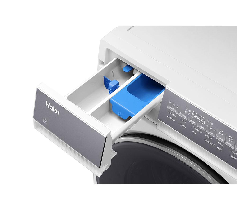 HAIER X Series 7 HWD100-B14367UUK WiFi-enabled 10 kg Washer Dryer - White image number 5 of 17