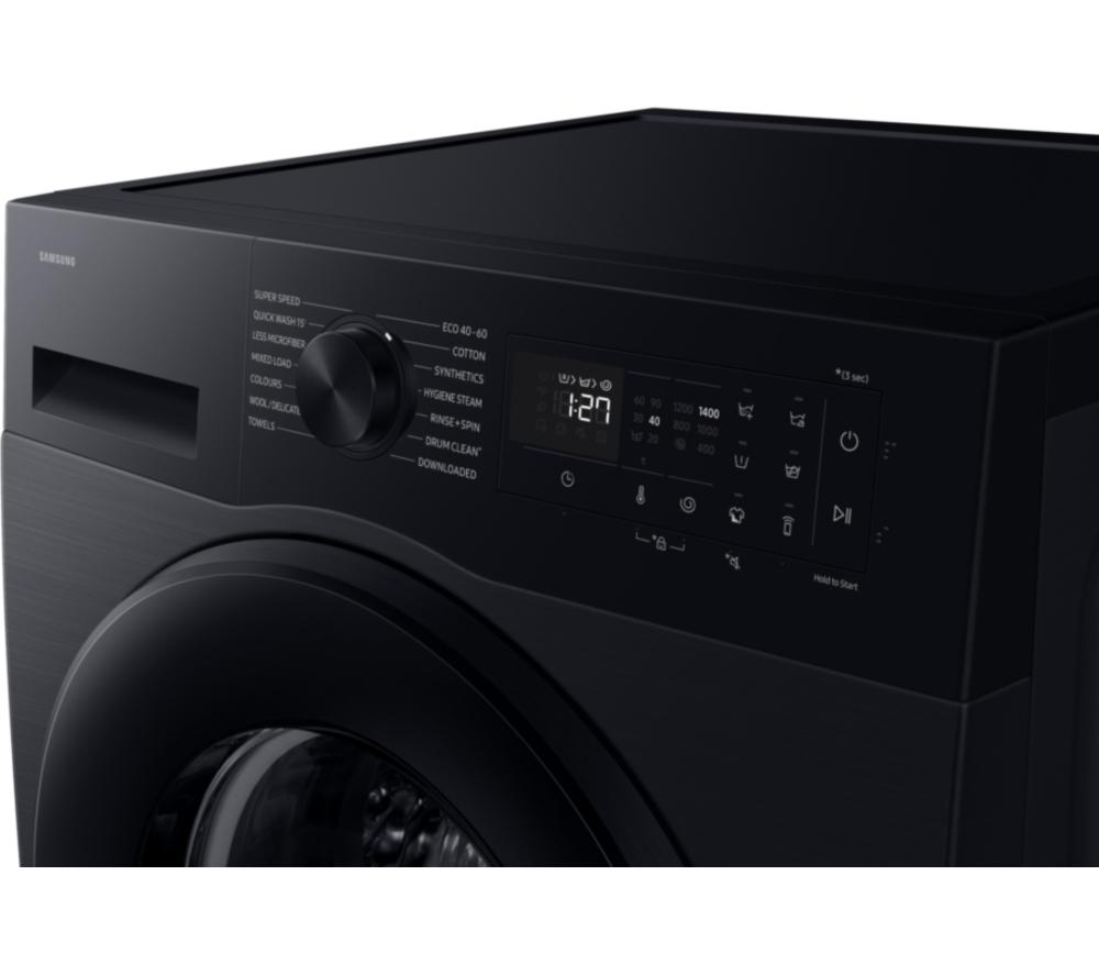 SAMSUNG Series 5 AI Energy WW10FG5U34ABEU WiFi-enabled 10 kg 1400 Spin Washing Machine - Black image number 3 of 13