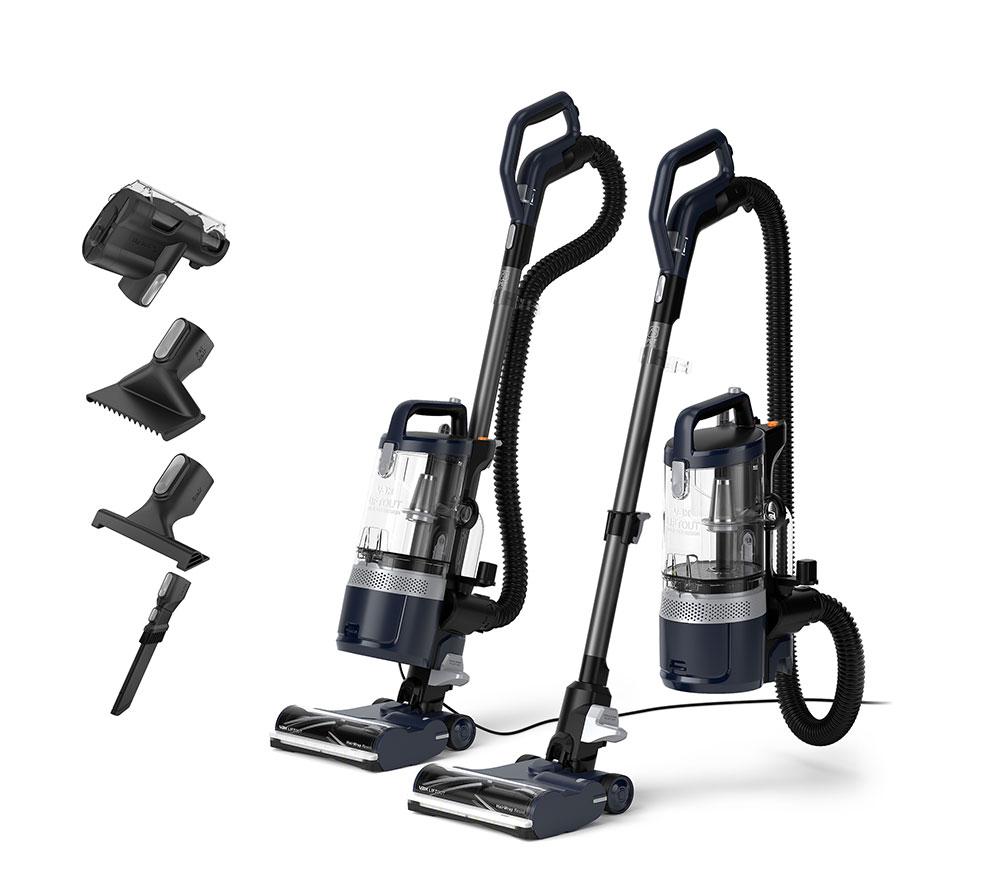 VAX LiftOut Multi Pet-Design Upright Bagless Vacuum Cleaner - Navy & Titanium