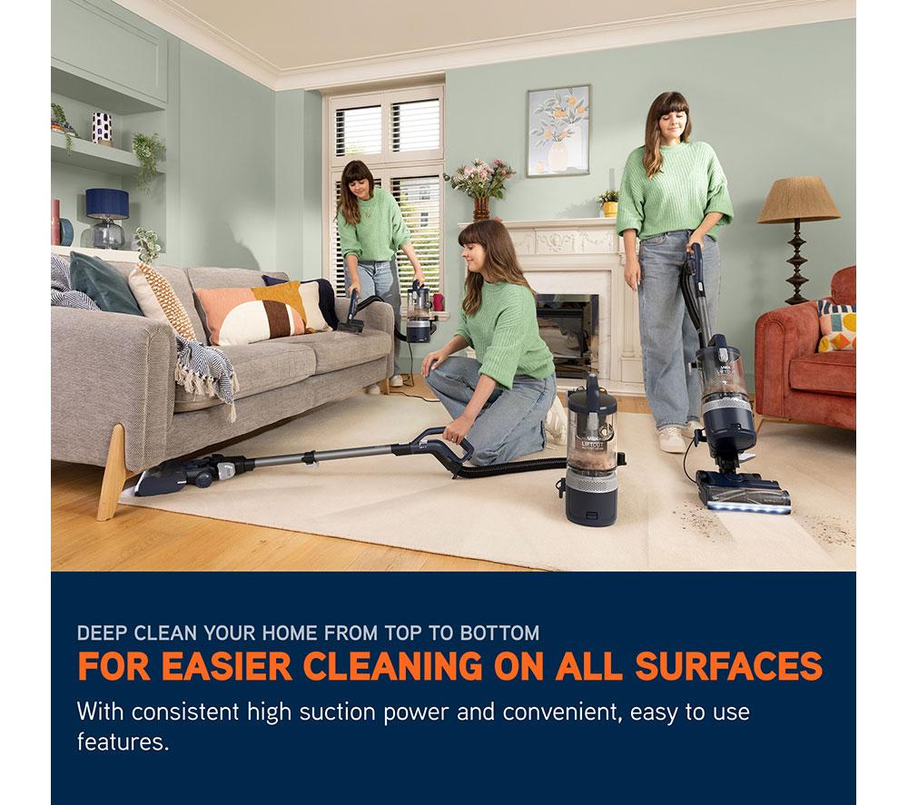 VAX LiftOut Multi Pet-Design Upright Bagless Vacuum Cleaner - Navy & Titanium image number 3 of 10