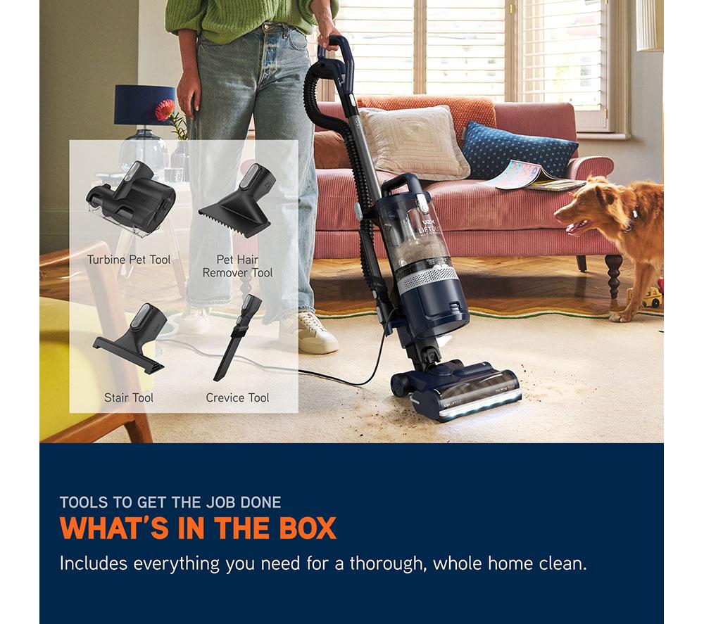 VAX LiftOut Multi Pet-Design Upright Bagless Vacuum Cleaner - Navy & Titanium image number 10 of 10