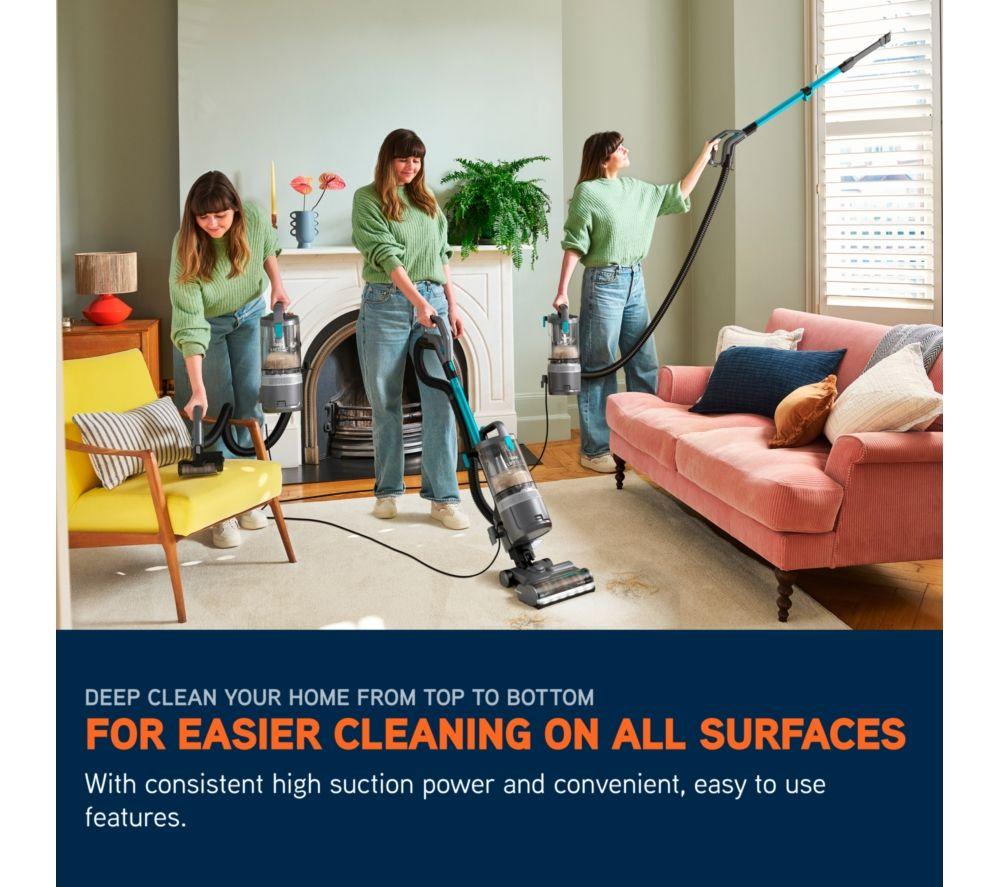 VAX LiftOut Reach Pet Design Upright Bagless Vacuum Cleaner - Graphite & Teal image number 24 of 25