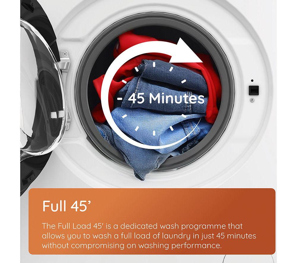 HOTPOINT FabricCare HBCA 123G CARE UK 12 kg 1400 Spin Washing Machine - Grey image number 4 of 13