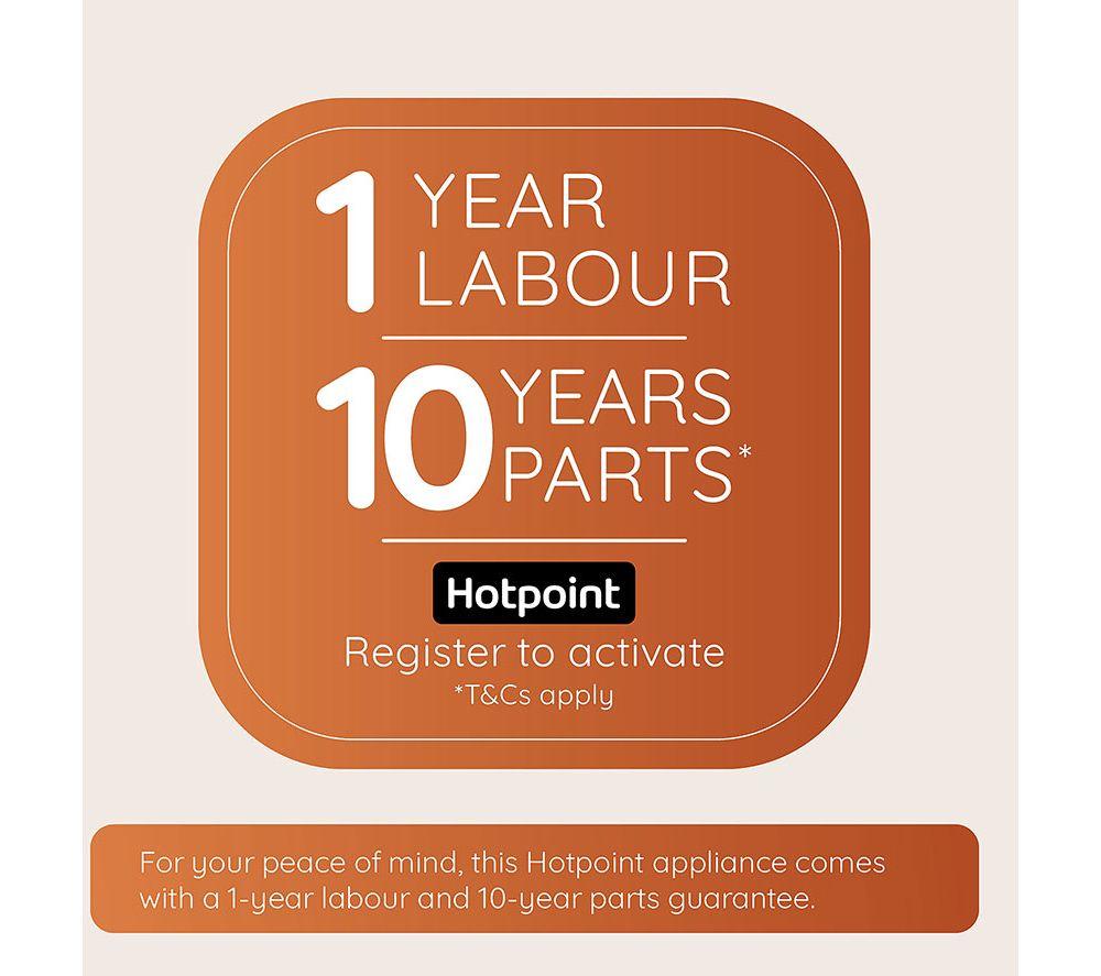 HOTPOINT FabricCare HBCA 123G CARE UK 12 kg 1400 Spin Washing Machine - Grey image number 13 of 13