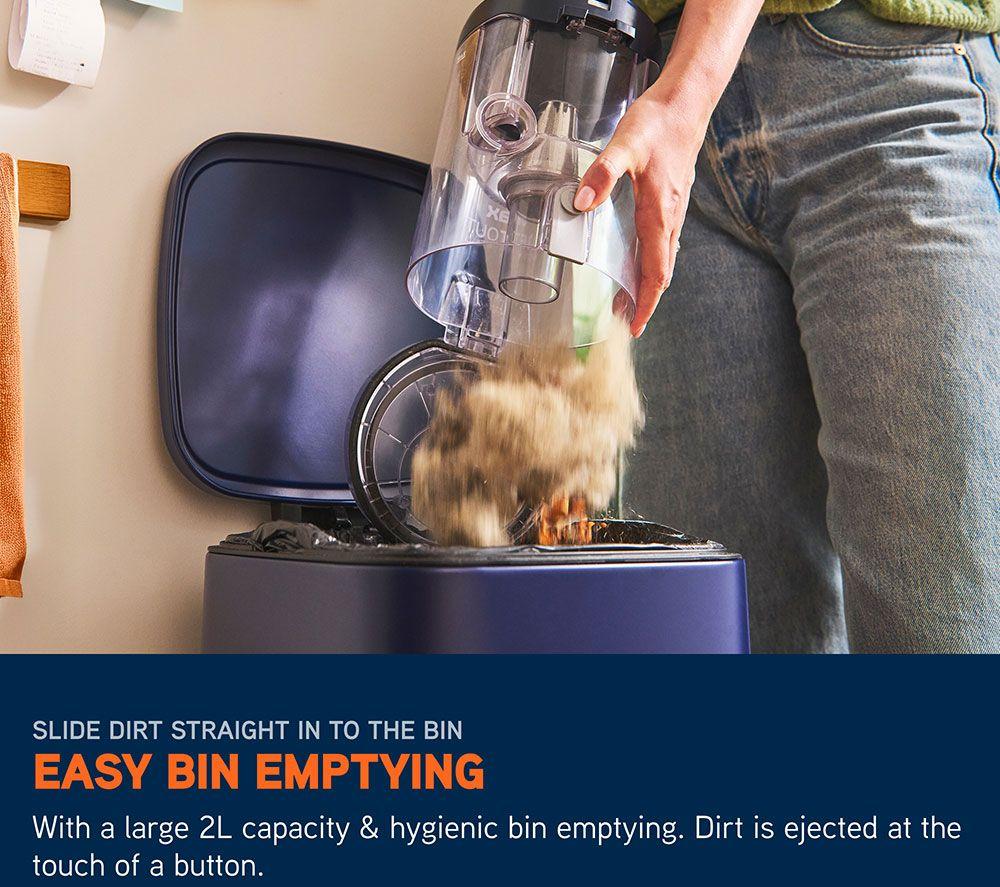 VAX LiftOut Multi Pet Upright Bagless Vacuum Cleaner - Navy & Silver image number 4 of 25