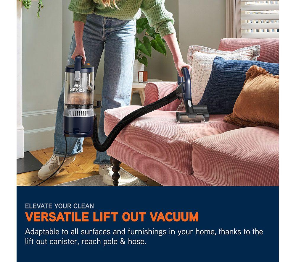 VAX LiftOut Multi Pet Upright Bagless Vacuum Cleaner - Navy & Silver image number 16 of 25