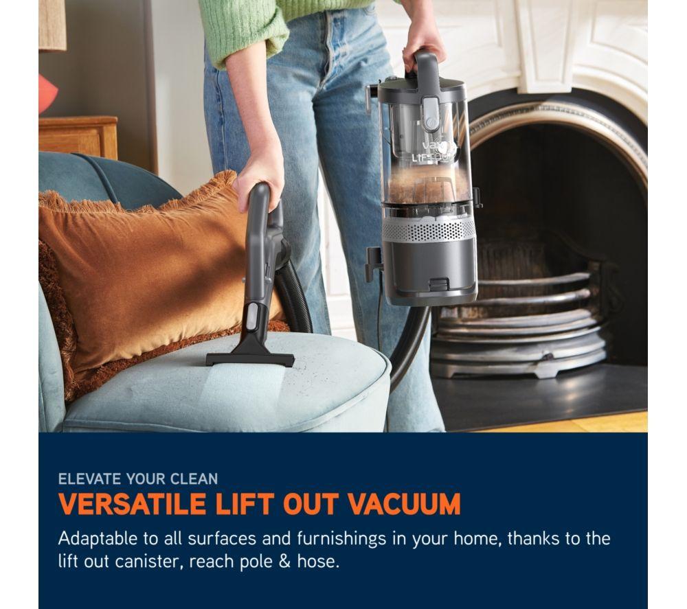 VAX LiftOut Upright Bagless Vacuum Cleaner - Graphite & Silver image number 4 of 25